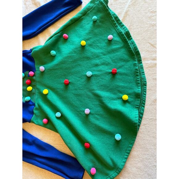 Mighty Fine Christmas Tree Sweatshirt Dress Women's S - Picture 3 of 6